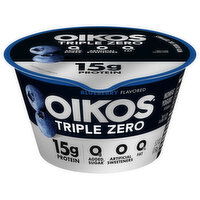 Oikos Triple Zero Yogurt, Blueberry Flavored, Nonfat, 5.3 Ounce