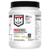 Muscle Milk Pro Series Protein Powder Supplement, Intense Vanilla, 32 Ounce