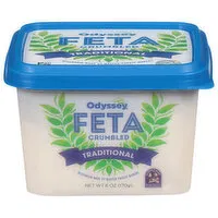 Odyssey Feta, Traditional, Crumbled