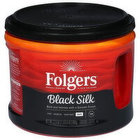 Folgers Coffee, Ground, Dark, Black Silk, 22.6 Ounce