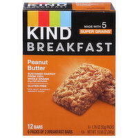 Kind Bars, Peanut Butter, Breakfast, 6 Each