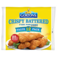 Gorton's Fish Portions, Crispy Battered, Value 12 Pack