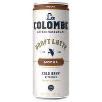 La Colombe Cold Brew, with Milk, Draft Latte, Mocha, 11 Fluid ounce