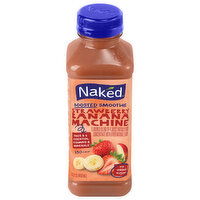 Naked Strawberry Banana Machine Boosted Smoothie, 15.2 Fluid ounce