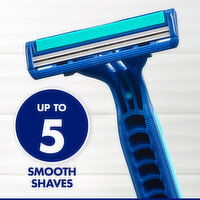 Gillette Sensor2 Plus Pivoting Head Men's Disposable Razors, 10 Count, 10 Each