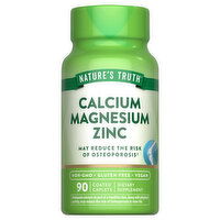 Nature's Truth Caplets Calcium Magnesium Zinc, 90 Each