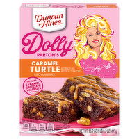 Duncan Hines Brownie Mix, Caramel Turtle, Dolly Parton's, 16.7 Ounce