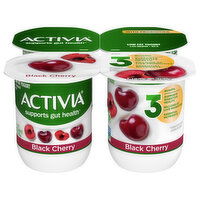 Activia Low Fat 1.5% Milkfat Black Cherry Yogurt, 4 Each