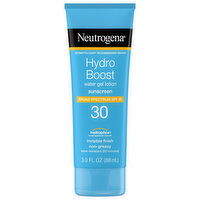 Neutrogena Hydro Boost Sunscreen, Water Gel Lotion, Broad Spectrum SPF 30, 3 Fluid ounce