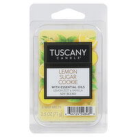 Tuscany Candle Wax Melts, Lemon Zest & Vanilla, Lemon Sugar Cookie, 6 Each