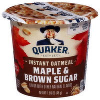 Quaker Oats Maple & Brown Sugar Instant Oatmeal, 1.69 Ounce