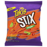 Takis Stix Corn Snack Sticks, Flare, 4 Ounce