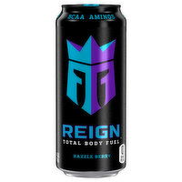 Reign Total Body Fuel Energy Drink, Razzle Berry, BCAA Aminos, 16 Fluid ounce