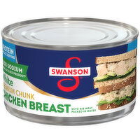 Swanson® 35% Less Sodium White Premium Chunk Canned Chicken Breast in Water, 12.5 Ounce