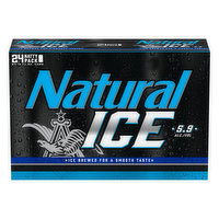 Natural Ice Beer, Natty Pack, 24 Each