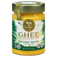 4th & Heart Ghee, Clarified Butter, Original Recipe, 9 Ounce