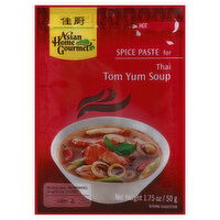 Asian Home Gourmet Spice Paste, Thai Tom Yum Soup, Hot, 1.75 Ounce