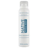 Native Spray Deodorant, Sea Salt & Cedar, 3.5 Ounce
