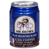 Mr. Brown Iced Coffee, Blue Mountain Blend, 8.12 Fluid ounce