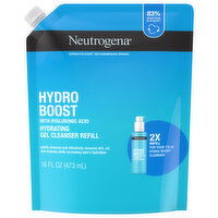 Neutrogena Hydro Boost Hydrating Gel Cleanser Refill with Hyaluronic Acid, 16 Fluid ounce