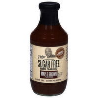 G Hughes BBQ Sauce, Sugar Free, Maple Brown Flavored, Smokehouse, 18 Ounce