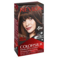 Colorsilk Beautiful Color Permanent Hair Color, 43 Medium Golden Brown, 1 Each