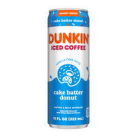 Dunkin' Cake Batter Donut Iced Coffee, 11 Fluid ounce