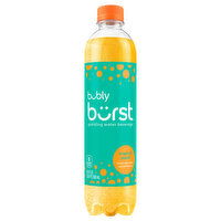 Bubly Burst Water Beverage, Tropical Punch, Sparkling, 16.9 Fluid ounce