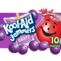 Kool-Aid Jammers Grape Artificially Flavored Soft Drink, 10 Each