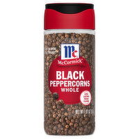 McCormick Whole Black Pepper, 1.87 Ounce