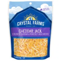 Crystal Farms Cheeses, Cheddar Jack, 8 Ounce