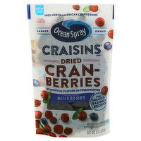 Ocean Spray Craisins Cranberries, Blueberry, Dried, 6 Ounce