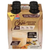 Atkins Protein Shake, Iced Chai, Chai Tea Latte, 4 Each