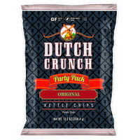 Old Dutch Foods Potato Chips, Original, Kettle, Party Pack, 12.5 Ounce