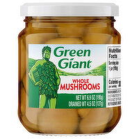 Green Giant Mushrooms, Whole, 6.9 Ounce