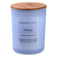 Aromascape Candle, Lavender & Eucalyptus, Asleep, 1 Each