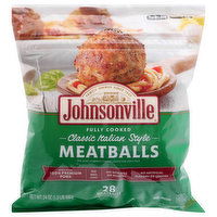 Johnsonville Meatballs, Classic Italian Style, 28 Each