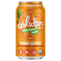 Evolution Fresh Soda, Functional, Orange Squeeze, 12 Fluid ounce