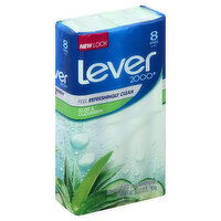 Lever 2000 Refreshing Bars, Aloe & Cucumber, 8 Each