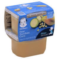 Gerber Natural for Baby Pear Zucchini Corn, 2 Pack, 2 Each