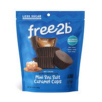 Free 2b Caramel Cups, Mini Sea Salt , 3.5 Ounce