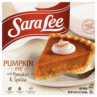 Sara Lee Pie, with Pumpkin & Spices, Pumpkin, 34 Ounce