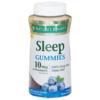 Nature's Bounty Sleep Aid, 10 mg, Blueberry Flavored, Vegetarian Gummies, 140 Each