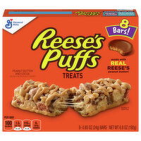 Reese's Puffs Peanut Butter and Cocoa Treats, 8 Each
