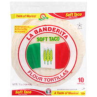 La Banderita Flour Tortillas, Soft Taco, 16 Ounce