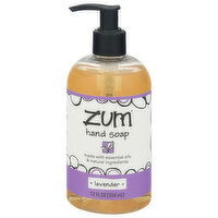 Zum Hand Soap, Lavender, 12 Fluid ounce