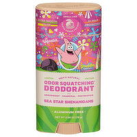 Dr. Squatch Men's Natural Odor Squatching Aluminum Free Sea Star Shenanigans Deodorant, 2.65 Ounce