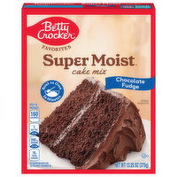 Betty Crocker Super Moist Cake Mix, Chocolate Fudge, 13.25 Ounce