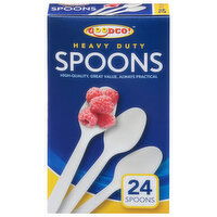 GoodCo Spoons, Heavy Duty, 24 Each