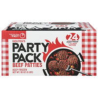 Holten Meats Beef Patties, Party Pack, 24 Each